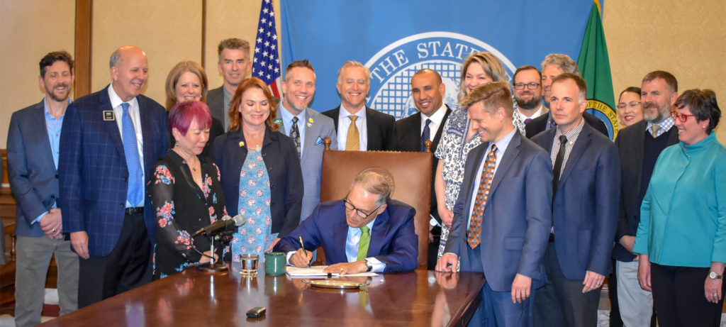 Washington Governor Jay Inslee signs condo reform legislation
